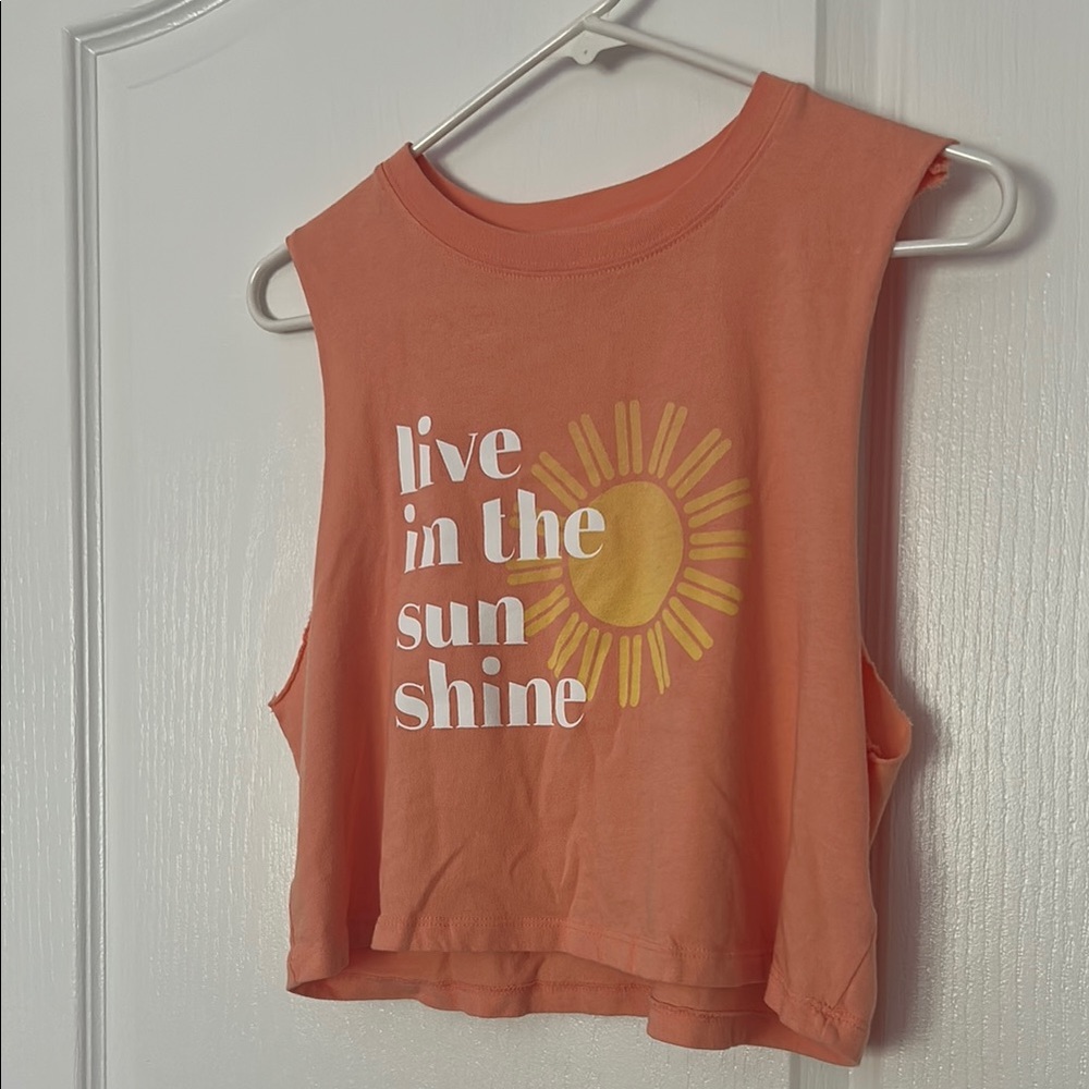 Spiritual Gangster Sunshine Callie Crop Tank